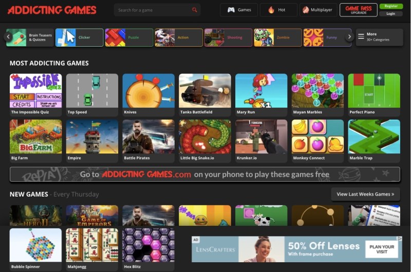 Free Online Hard Games from