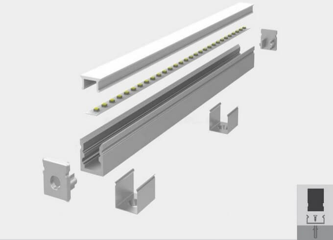surface mount led linear light fixture-lightstec