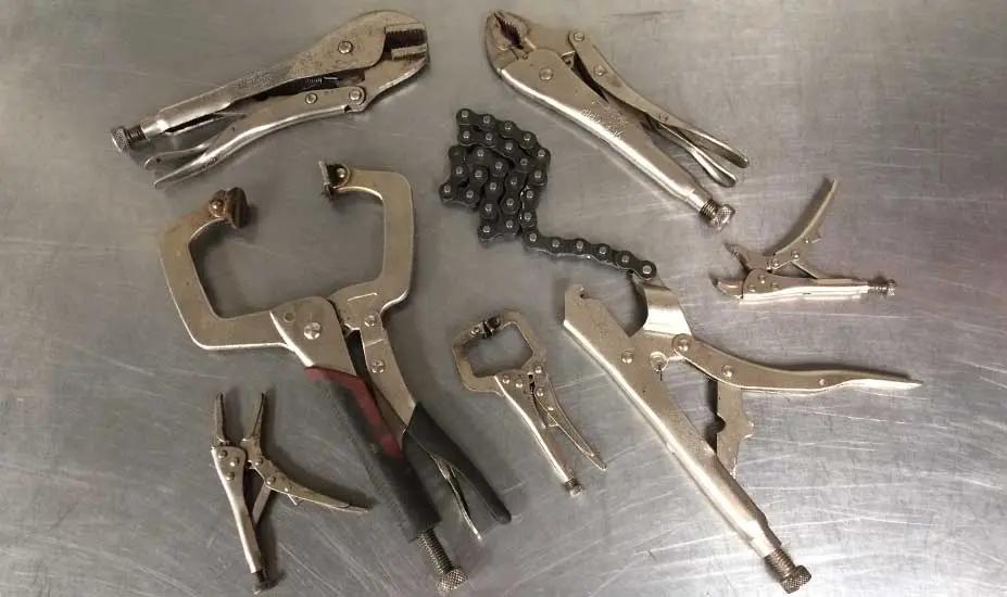 Selection of vice grips